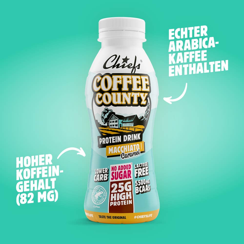 Chiefs - Wholesale Sports/Energy Drink - Chiefs Milk Protein Drink Coffee County 330ml1
