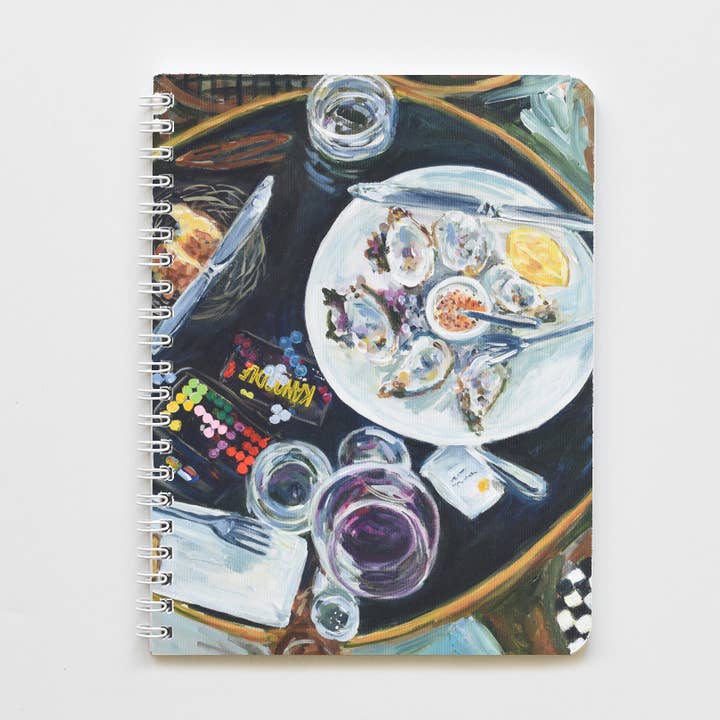 Oysters in Honfleur Notebook for wholesale by Paper + Cup