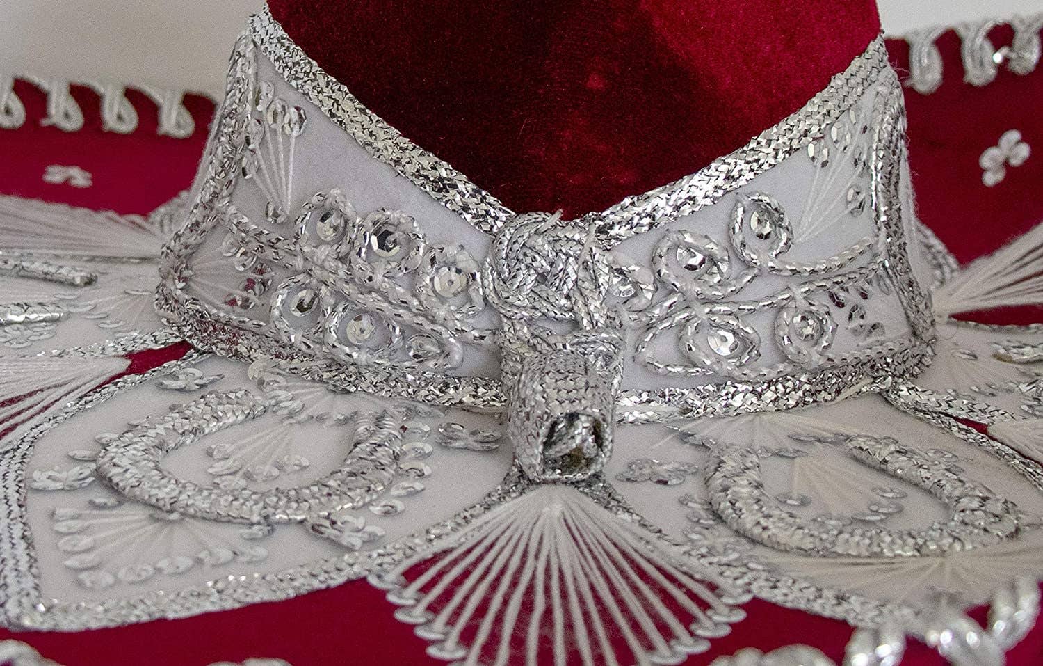 FESTMEX - Vente Chapeau de cowboy – femme - Chapeau Sombrero Mariachi Charro mexicain authentique pour adulte, chapeau mexicain haut de gamme pour fêtes costumées, 5 mai, 16 septembre7