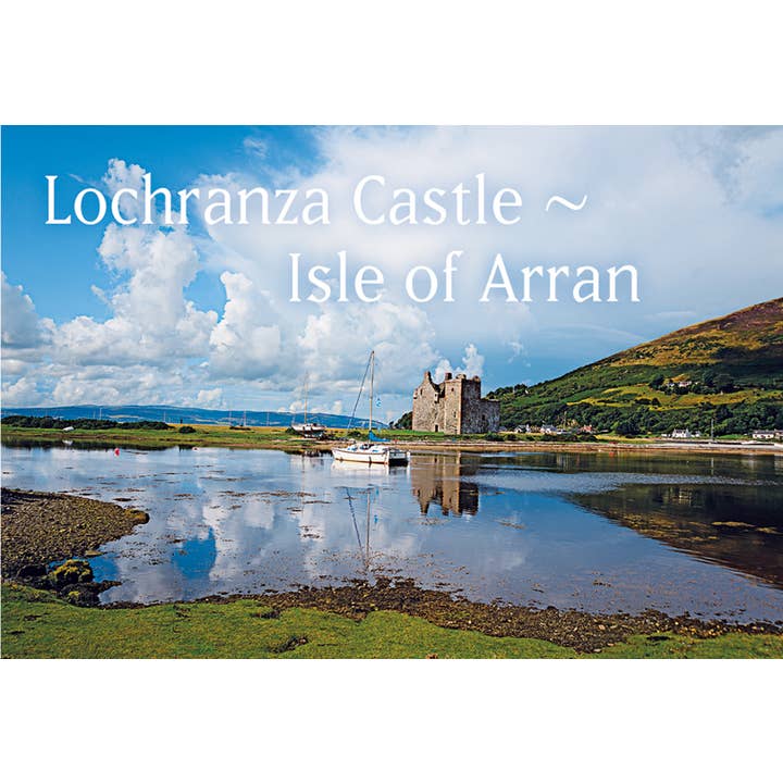 Imán fotográfico: Castillo de Lochranza, isla de Arran para venta al por mayor de Island Blue Publishing