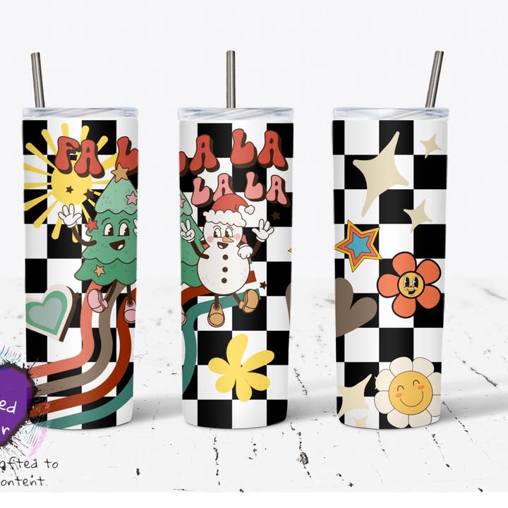 Gobelet à double paroi Fa la la la la 20 oz pour la vente par Twisted Tumbler, LLC