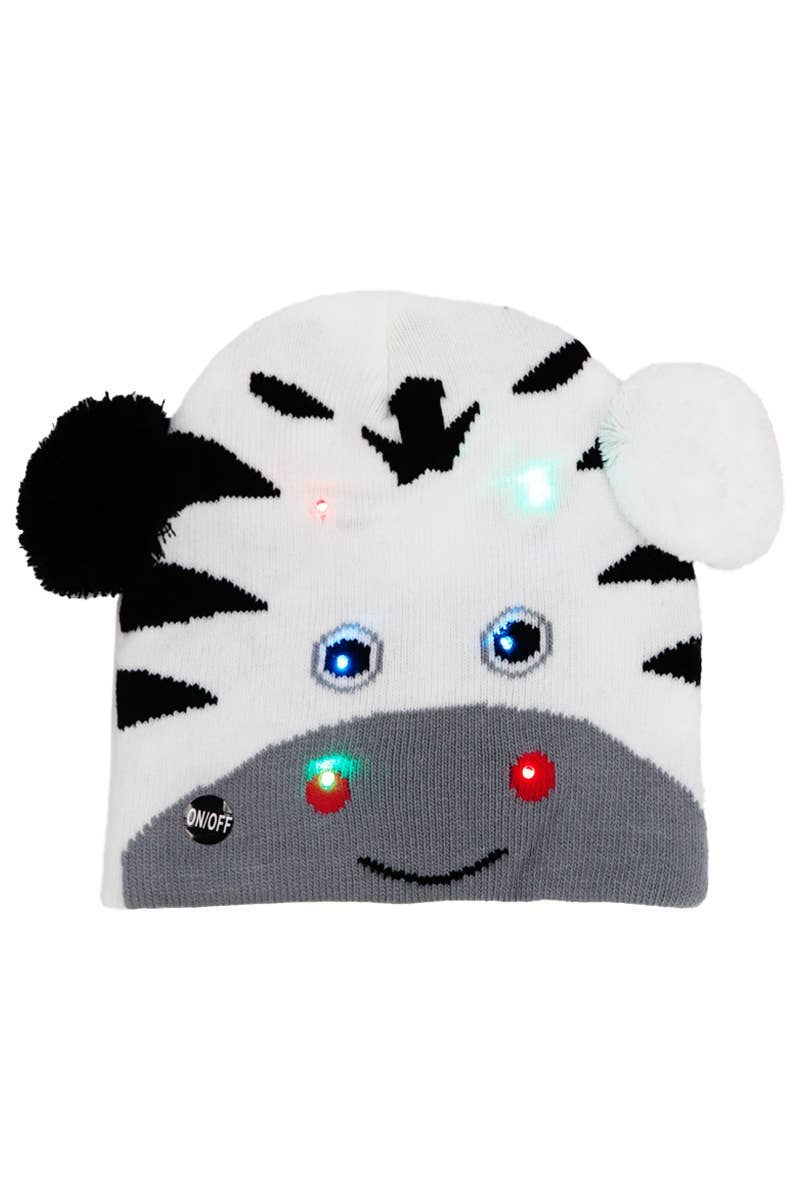 ASSORTED Little Boys Animal Pals Led Light-up Short Beanie for wholesale on Faire6