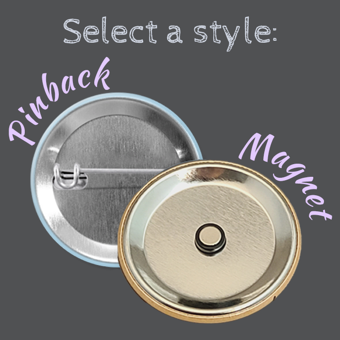 RebootRelics - Wholesale Magnet - Choose Happy: Positive - 1.5" or 2.25", Pin or Magnet1