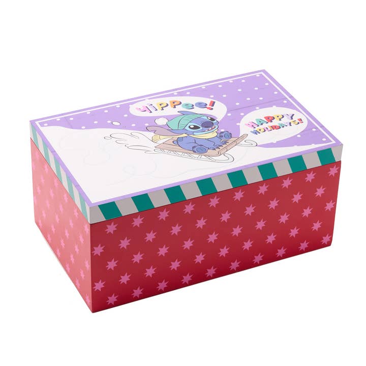 Caja navideña Disney Stitch para venta al por mayor de WIDDOP and Co.
