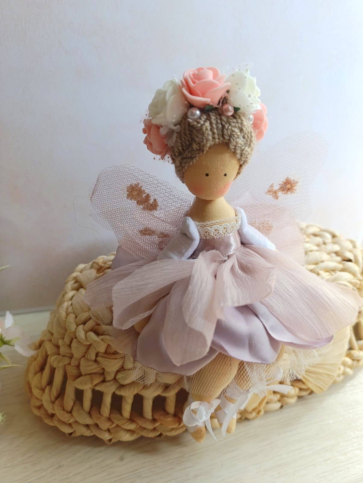 ChernikovaNataliya - Wholesale Pop - Kinderen - Handgemaakte Feeënballerina Pop – 20 cm (7,9 in)3