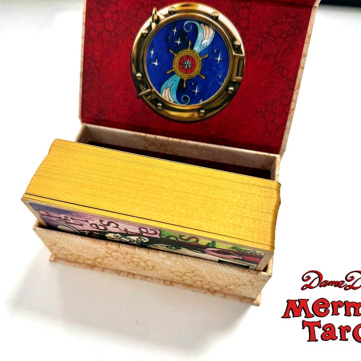 Dame Darcy - Vendita all'ingrosso Tarocchi - Dame Darcy Mermaid Tarot Edizione Gold versione 3.51