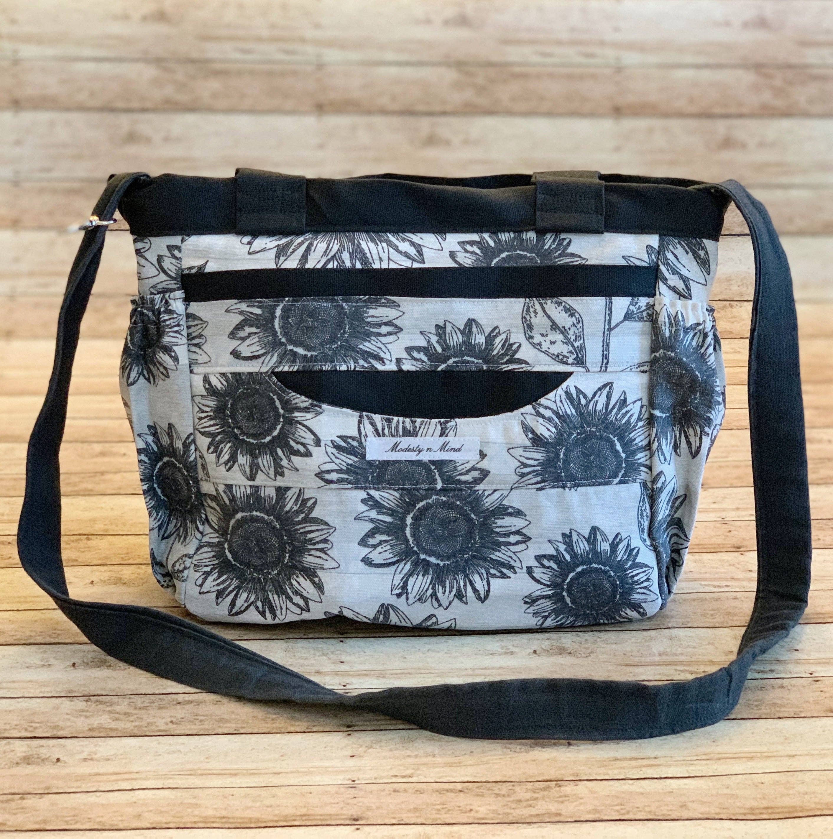 Modesty n Mind - Wholesale Tote Bag - Women's - Sunflower Mini Everything Tote8