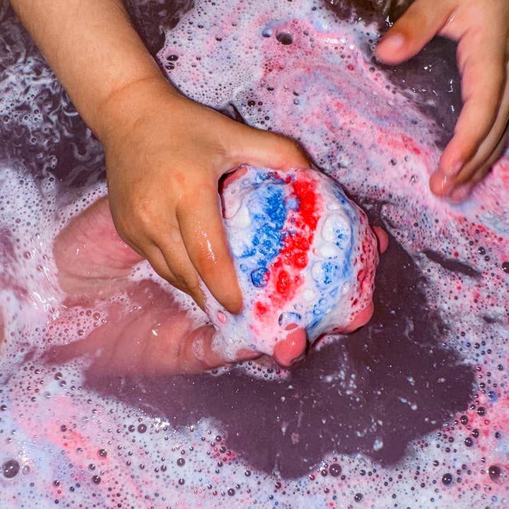 Lunarmermaidco - Wholesale Bath Bomb/Fizz - Fourth of July Bath Bomb Party Favors