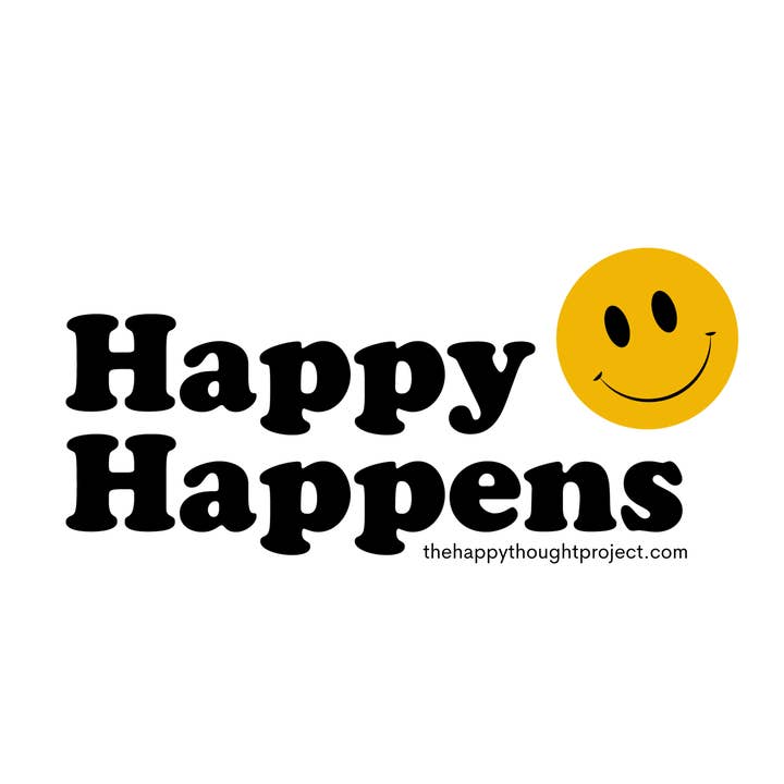 Happy Happens stickers for wholesale by Kristitchin