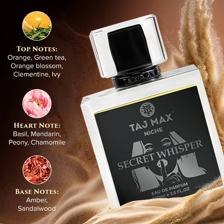 Daspar - Wholesale Perfume/Eau de Toilette - TAJ MAX SECRET WHISPER 3.4 OZ Dubai Long-Lasting Perfume