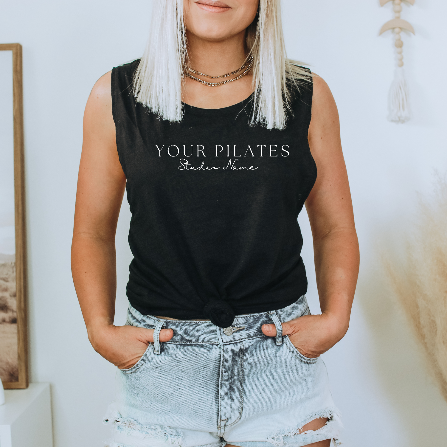 Faith & Life Christian Brands - Wholesale Tank Top - Women's - Custom Tank Top - Pilates Studio - Logo - Barre - Cycle 6