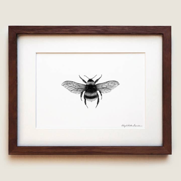 Bumblebee | Fine Art Print for wholesale by ElizabethAnnFrancis