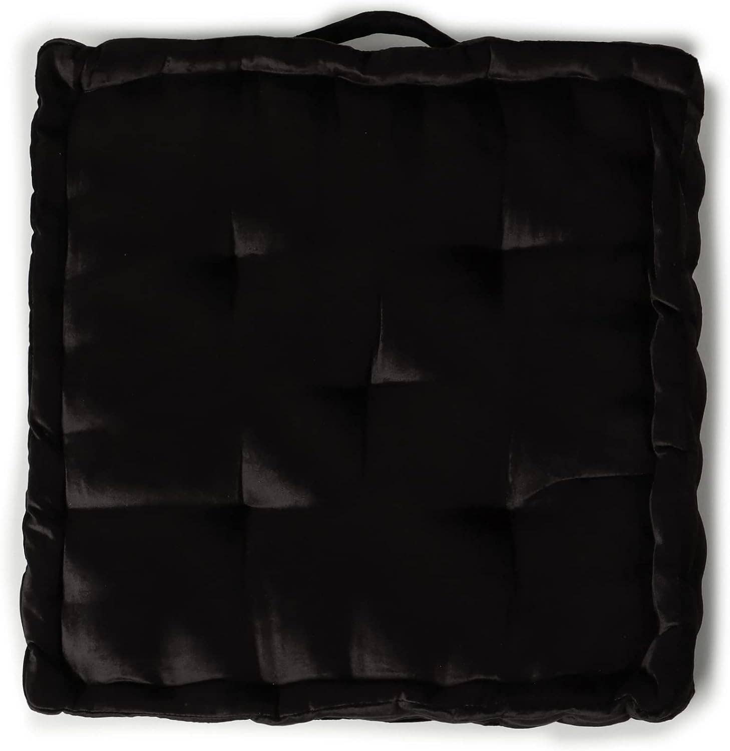Black REDEARTH Velvet Floor Pillows-Premium Rayon Cotton Velvet for wholesale on Faire4