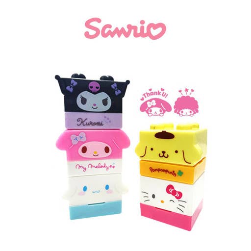 K_Wonderland - Wholesale Rubber/Decorative Stamp - Sanrio Characters Permanent stamp- Mystery Blind Box