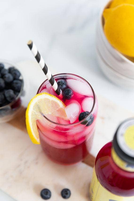 Paunchy Elephant - Wholesale Fruit Juice - Organic Lemonade - Blueberry1