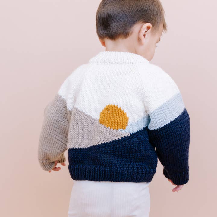 The Blueberry Hill - Wholesale Cardigan - Kids - Sunset Cardigan Navy Baby Kids Sweater Western Apparel3