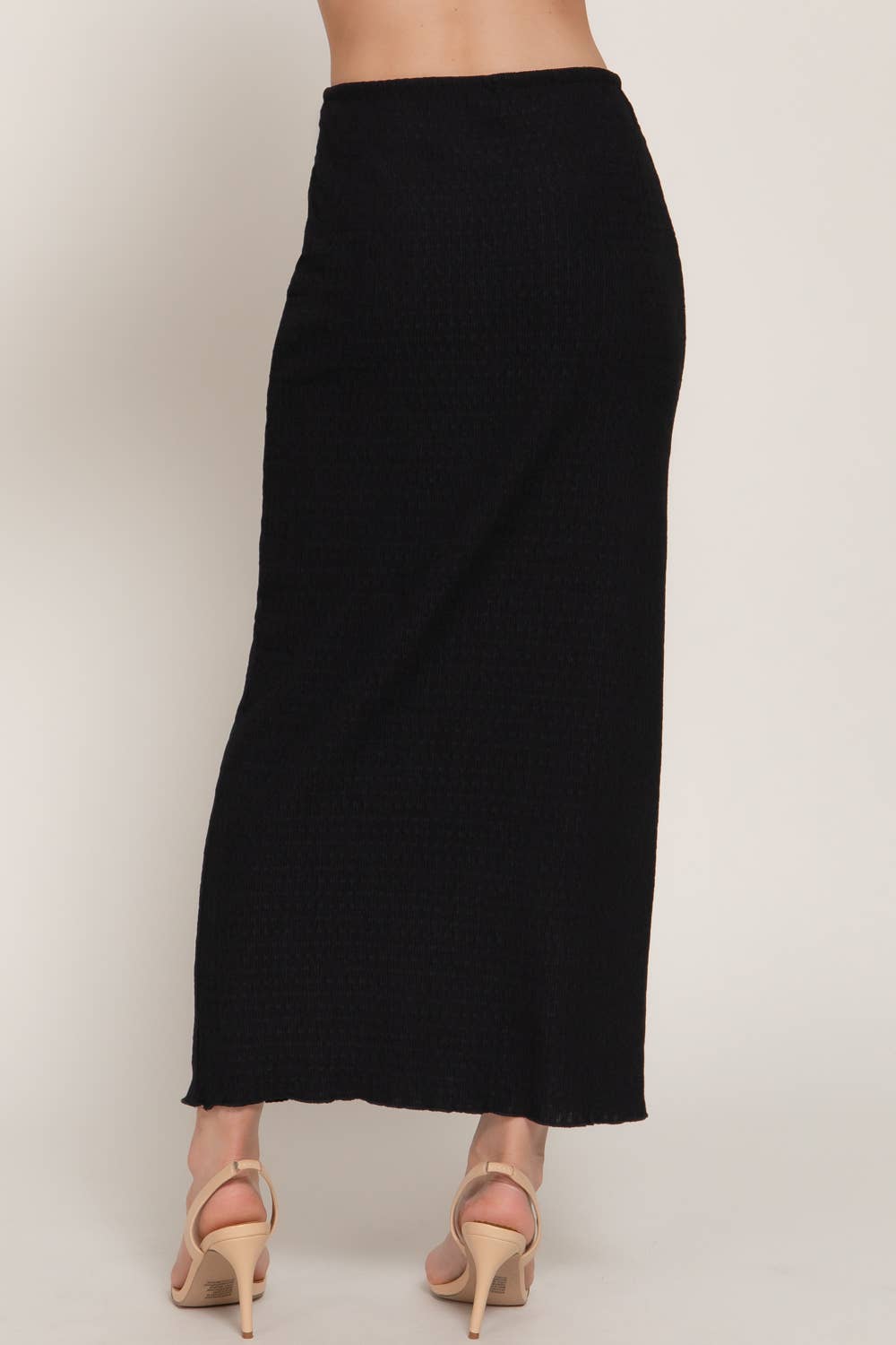 Active Basic | Active USA – wholesale Skirt – Women’s – Adjustable Drawstring Texture Knit Long Skirt11