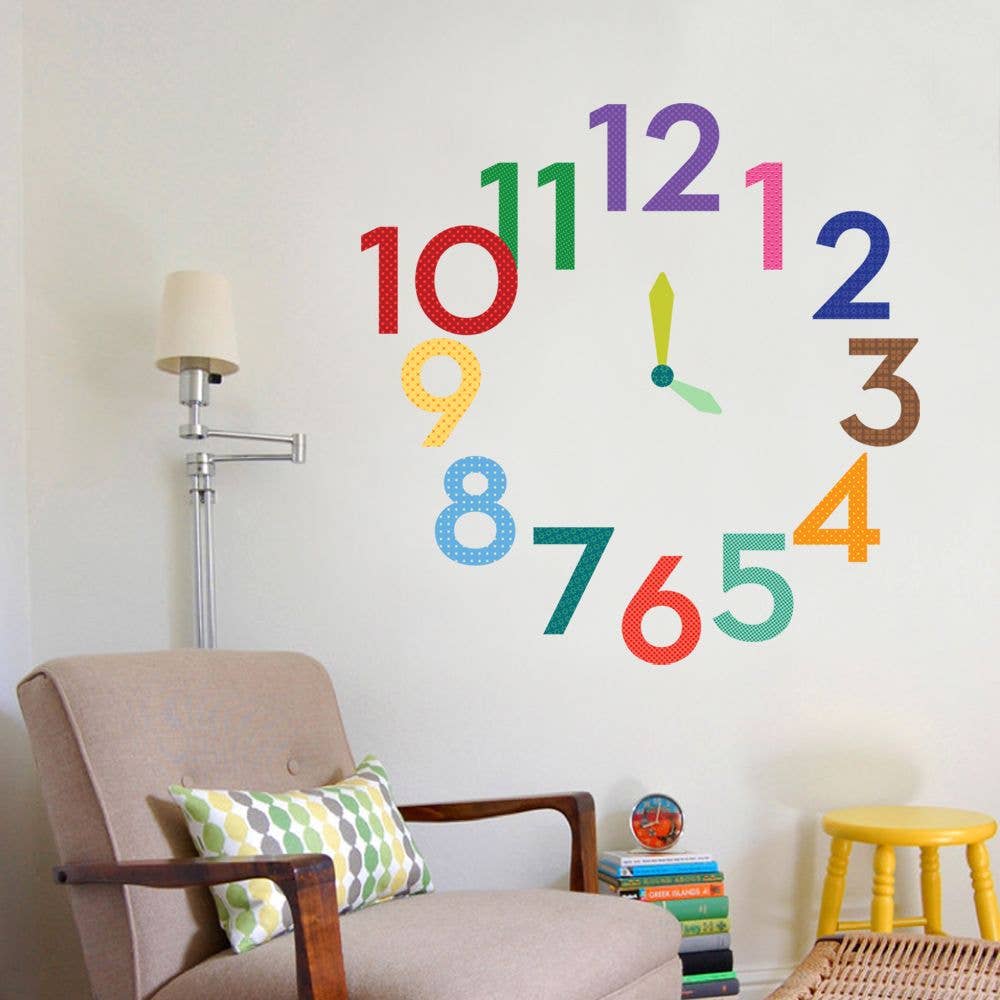 Simple Shapes - Wholesale Wall Decal/Stickers - Numbers Wall Sticker2
