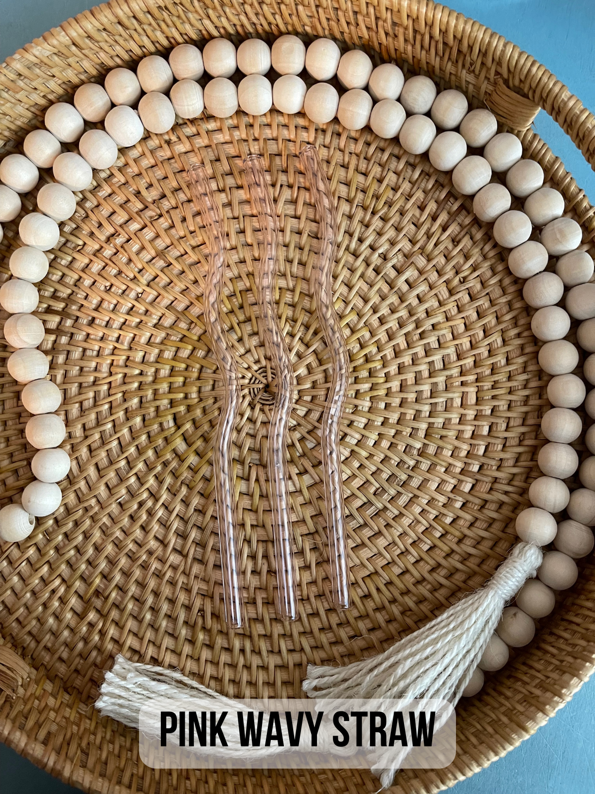 Curly Tailed Designs – Großhandel Trinkhalm – Farbige, gewellte Glasstrohhalme für Libbey Can Glass mit 16 Unzen/8 Zoll1