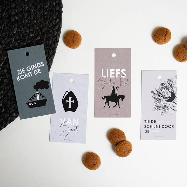 MOODZ design - Vente Textes pour étiquette cadeau - Etiquette cadeau - Van Sint2