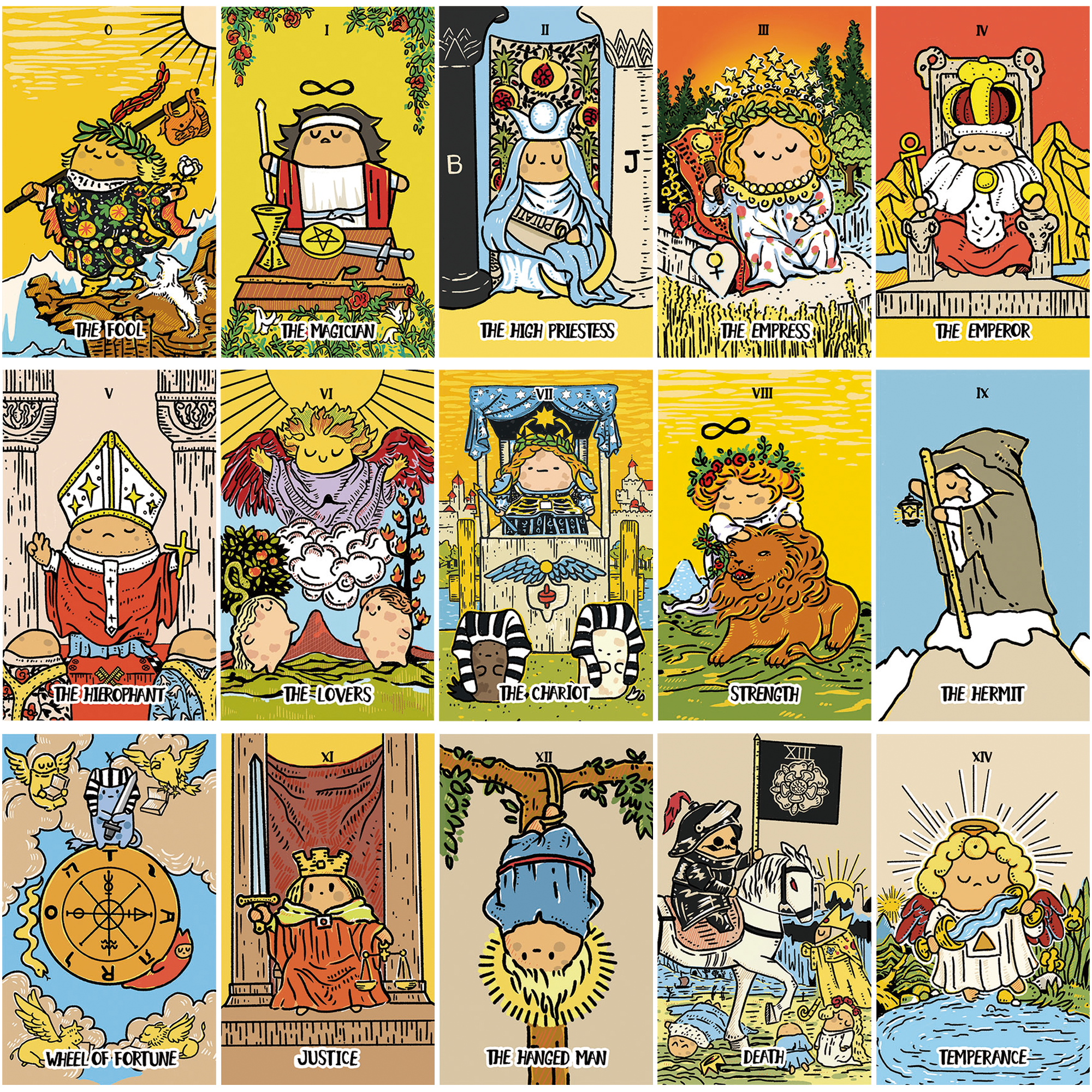 Vermilion Collection – wholesale Tarot cards – Potato Waite Tarot1