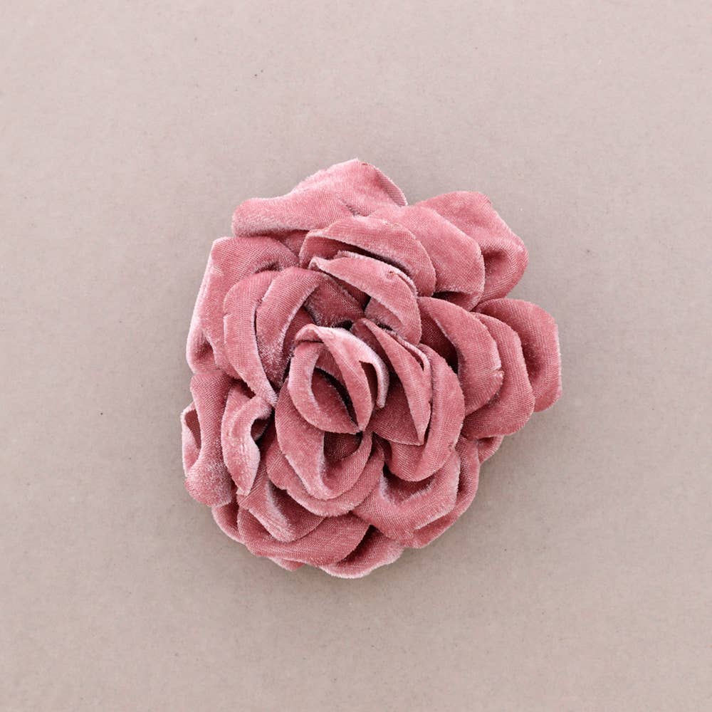 Sonata - Wholesale Snap Jewelry - Velvet Flower Brooch 13cm5