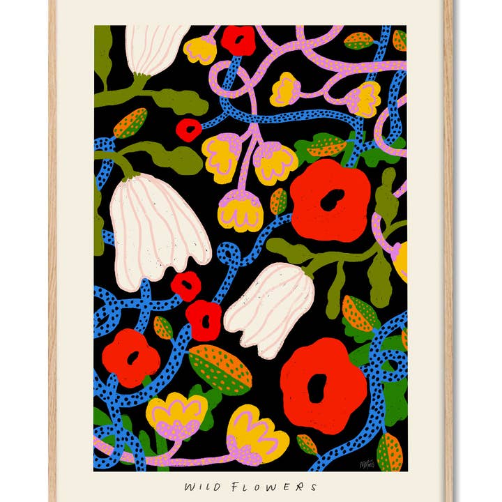 PSTR Studio - Wholesale Art Print - Madelen - Wild Flowers