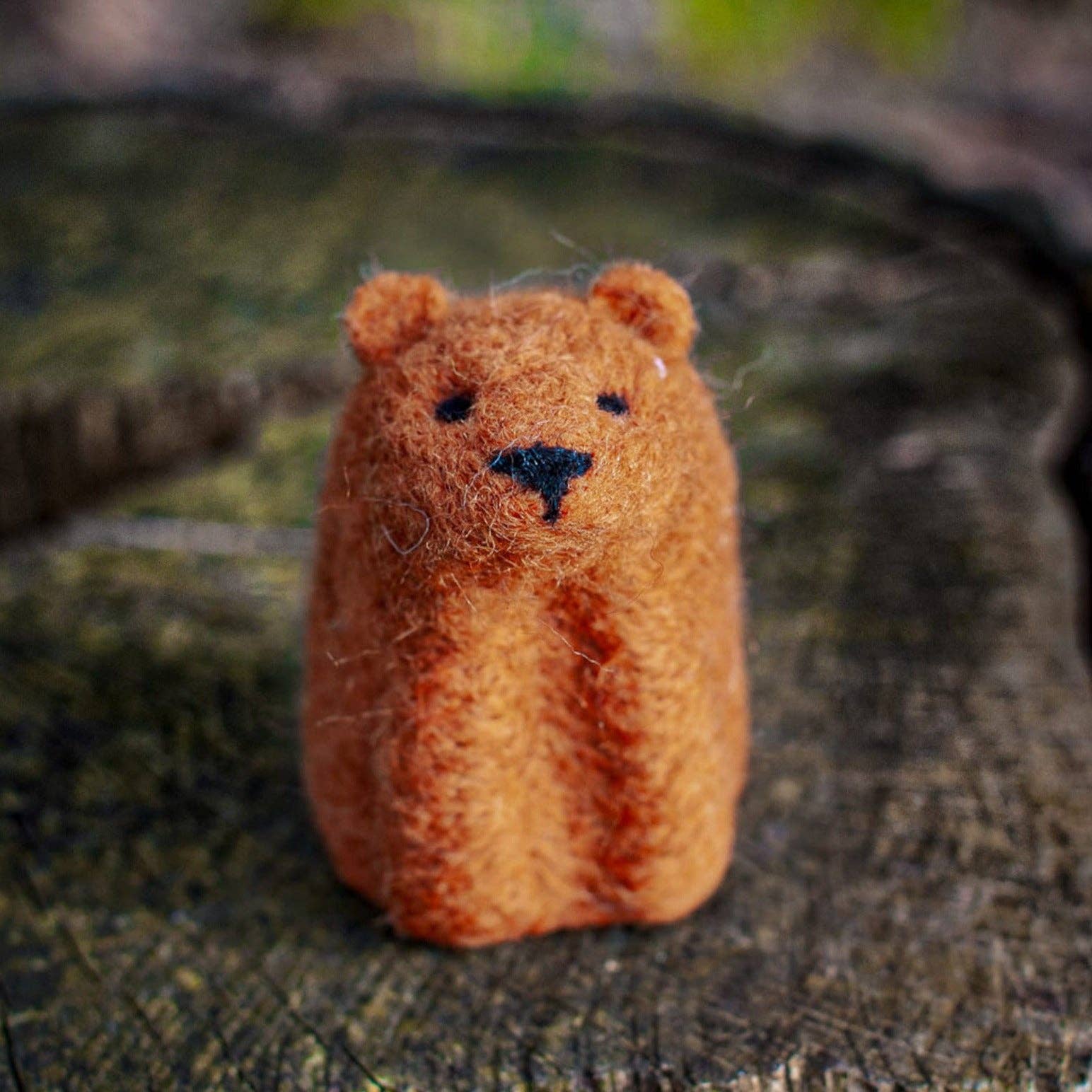 Benzie Design - Wholesale DIY Craft Kit - Bear, Needle Felting Kit2
