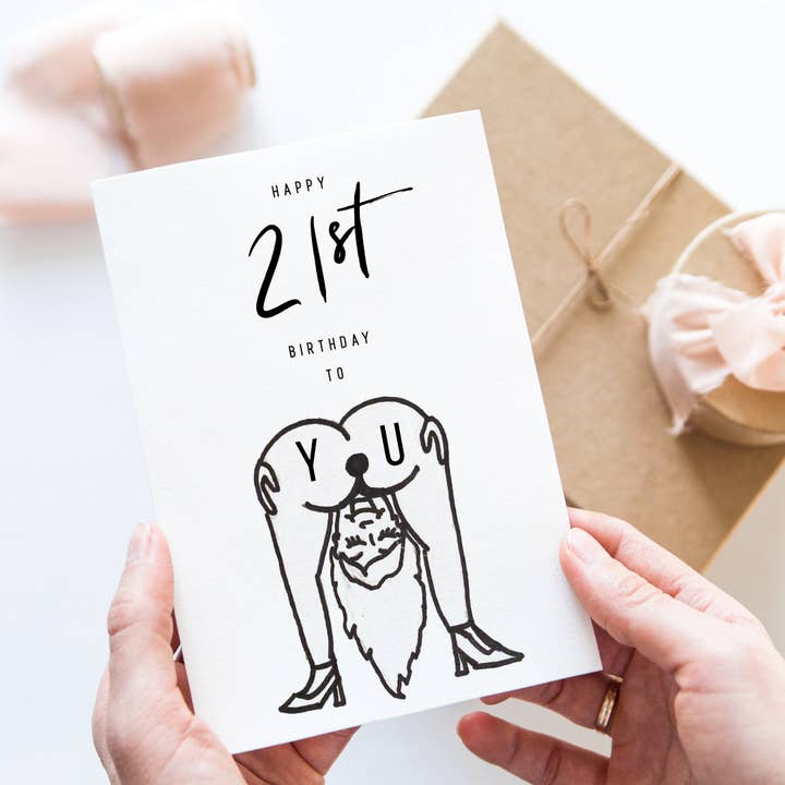 TipsyCards - Wholesale Birthday Card - Funny 21st Birthday Card