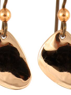 Agni koppar Drop örhängen - Niob krokar för wholesale av Ardent Designs