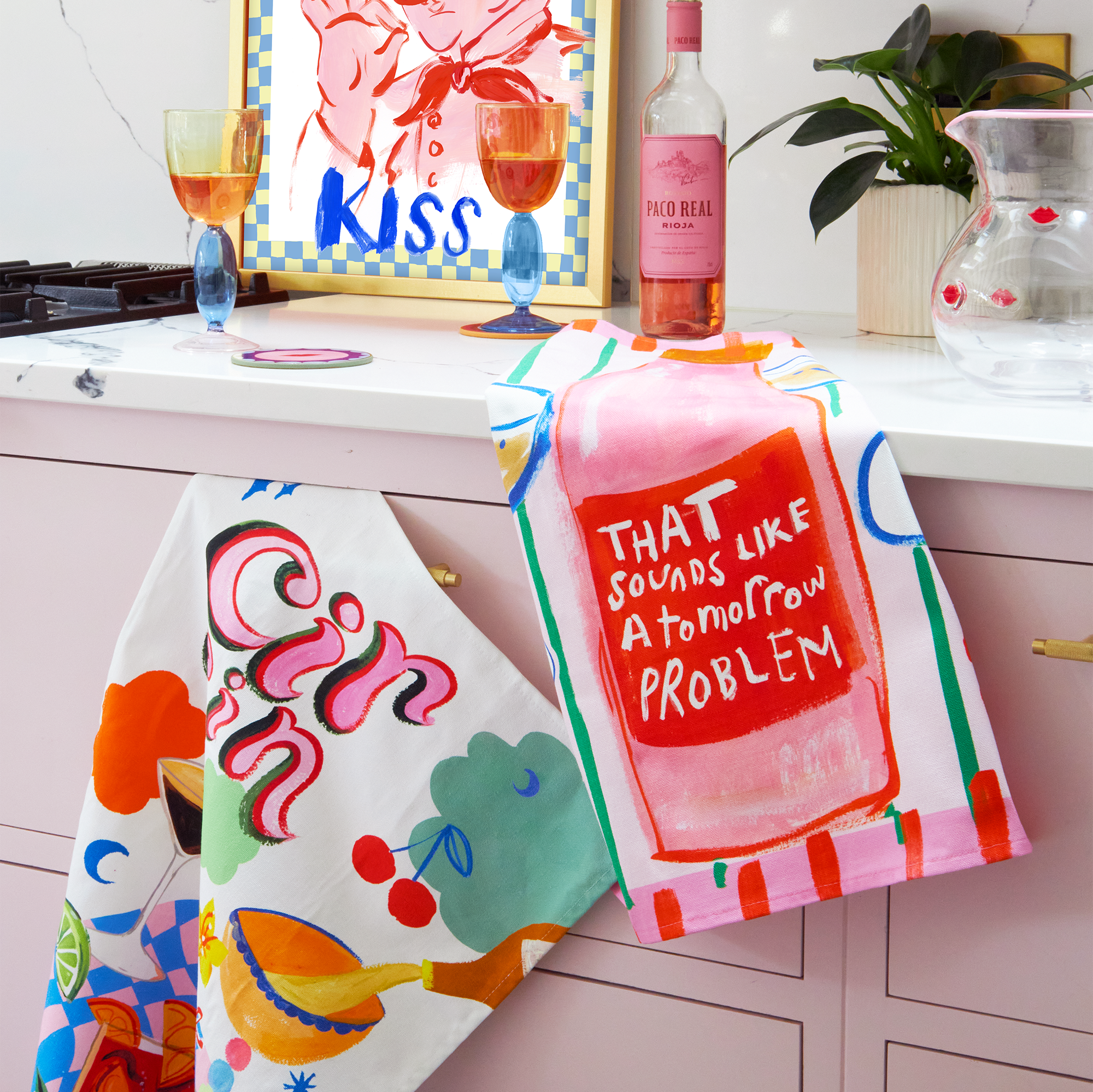 Eleanor Bowmer - Wholesale Tea Towel - That Sounds Like a Tomorrow Problem Tea Towel1