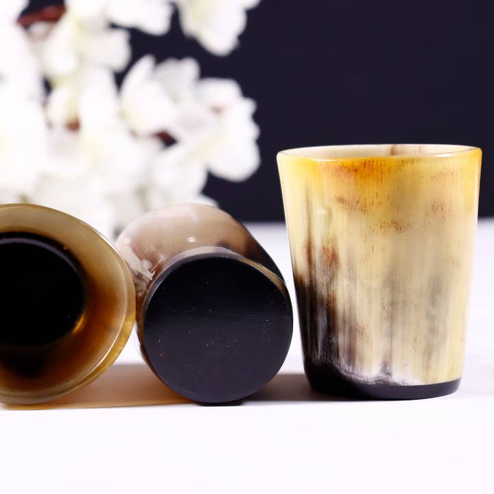 Handicrafts Home - Wholesale Shot Glass - Antique Whiskey Shot Glass Cup Whisky Real Horn Vintage