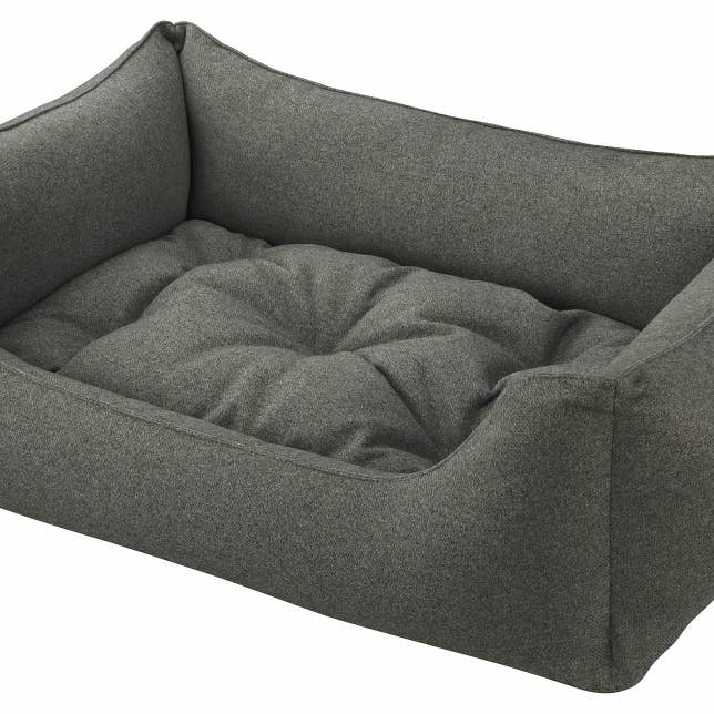 Dark grey felt dog bed for wholesale by Dandy Dog
