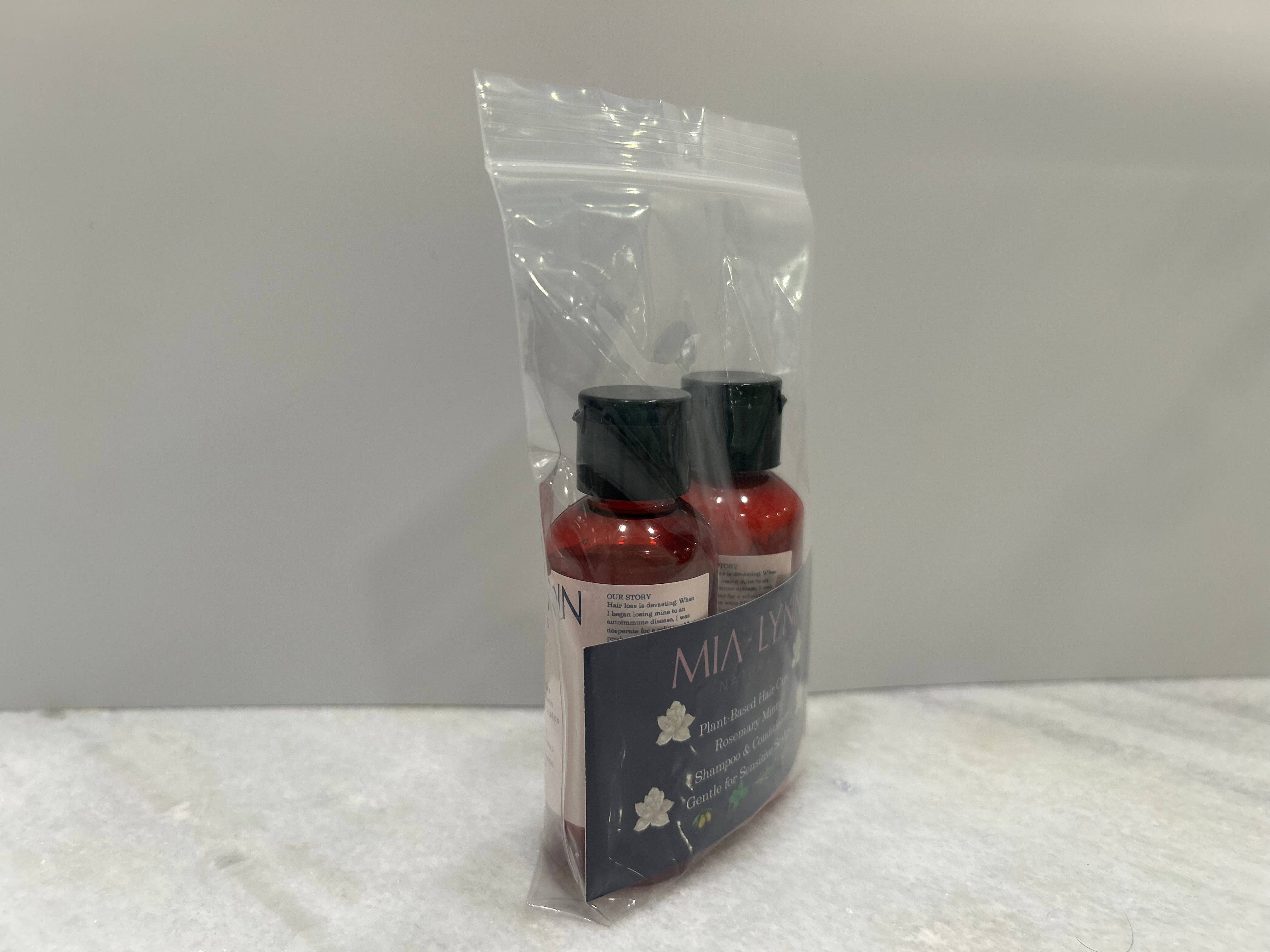 Mia Lynn Naturals - Wholesale 2-in-1 Shampoo & Conditioner - Men's - Travel Size Rosemary Minty Shampoo and Conditioner5