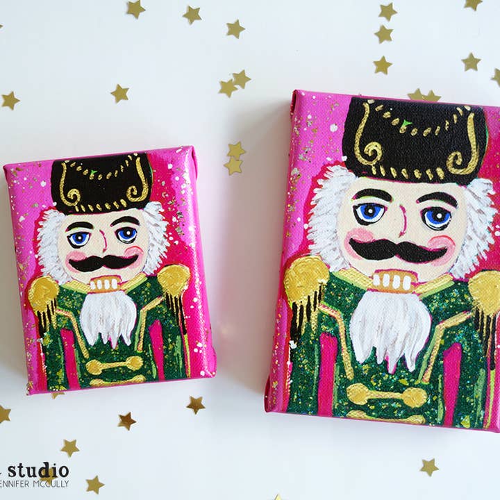 JM Design Studio - Wholesale Christmas Wall Art - Pinky Promise Nutcracker Canvas Wall Art1