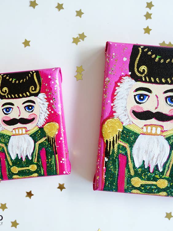 Pinky Promise Nutcracker Canvas Wall Art for wholesale by JM Design Studio