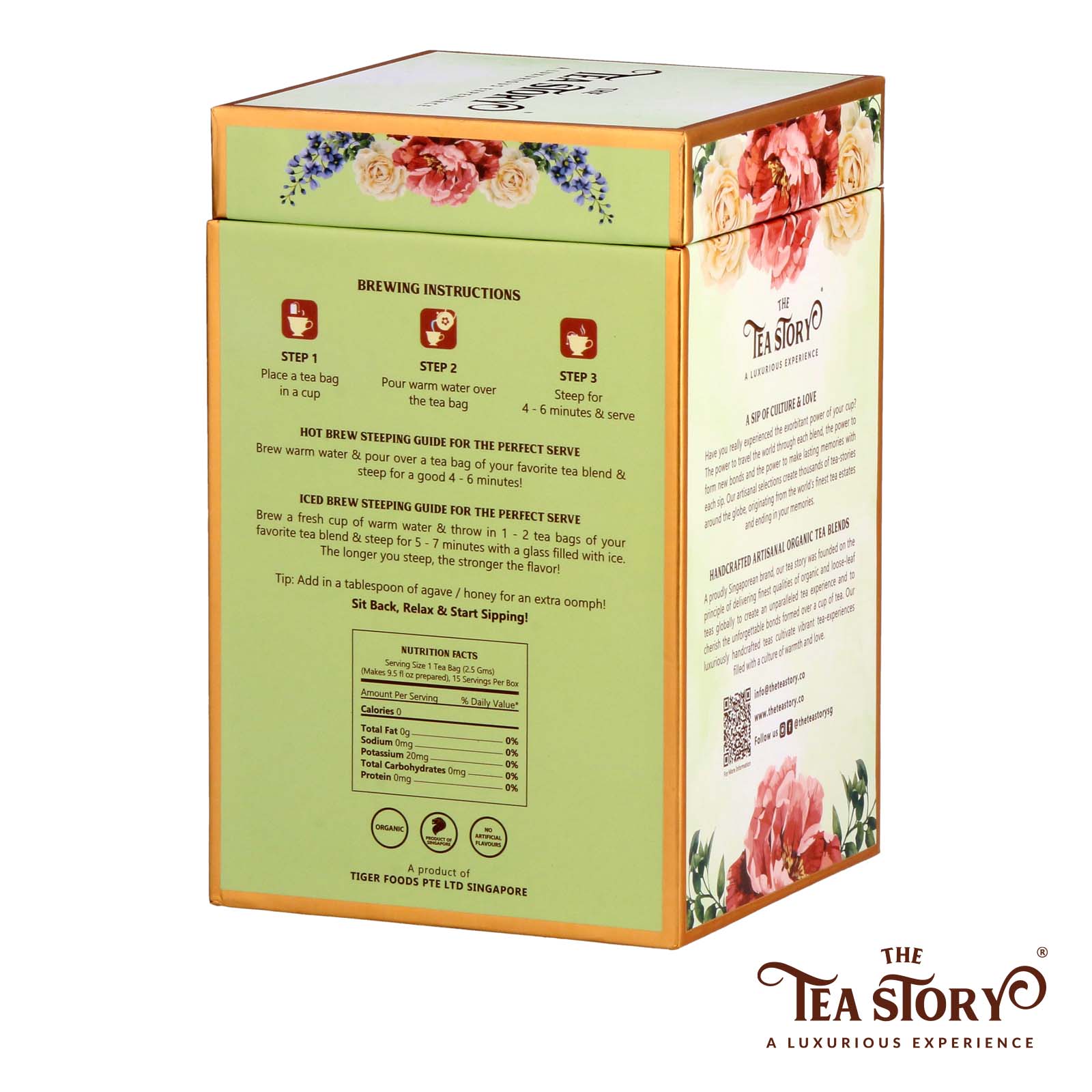 The Tea Story - Vendita all'ingrosso Tè in bustine - Scatola da tè assortita Wellness Blends2