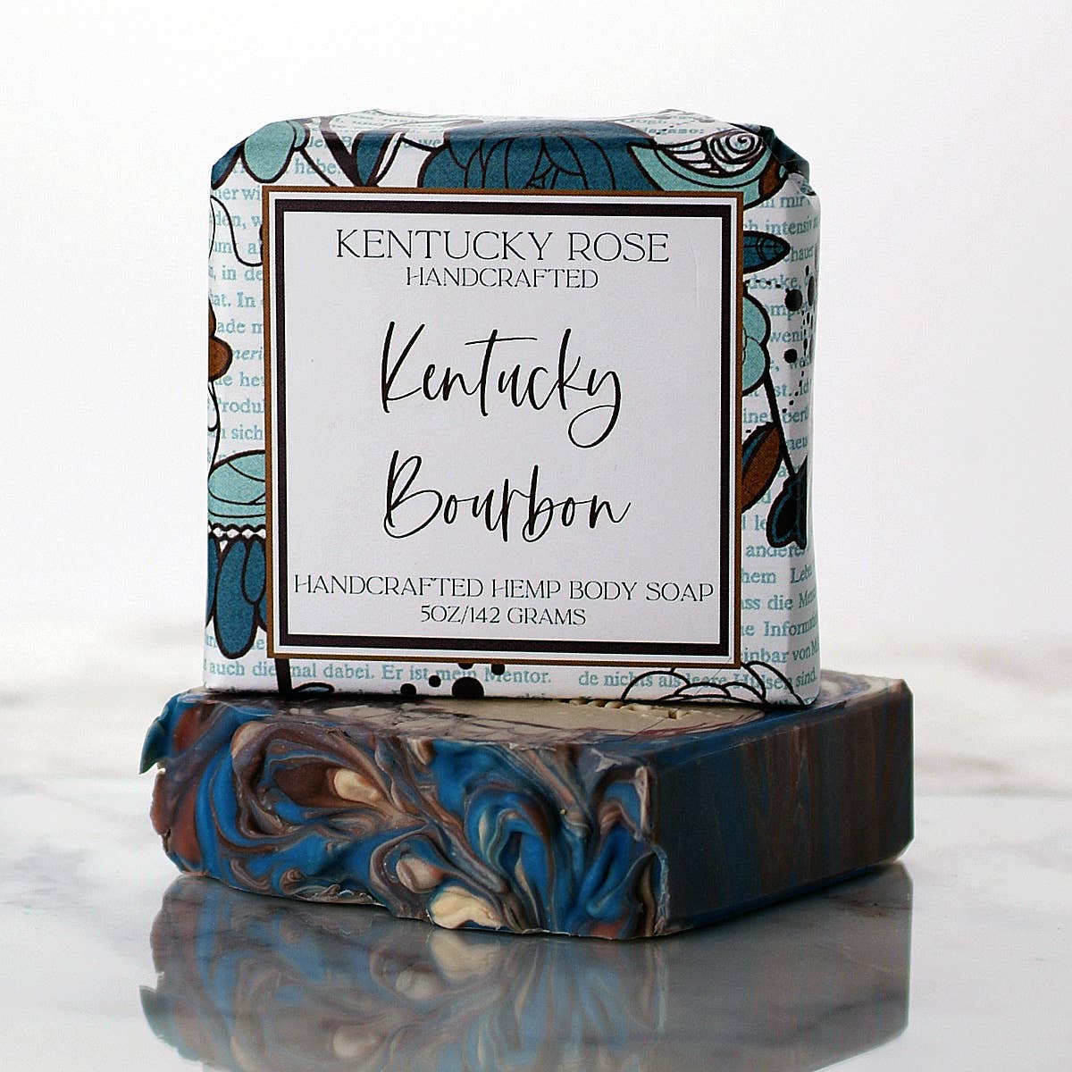Kentucky Rose Handcrafted - Wholesale Bar Soap - Kentucky Bourbon Hemp Body Soap