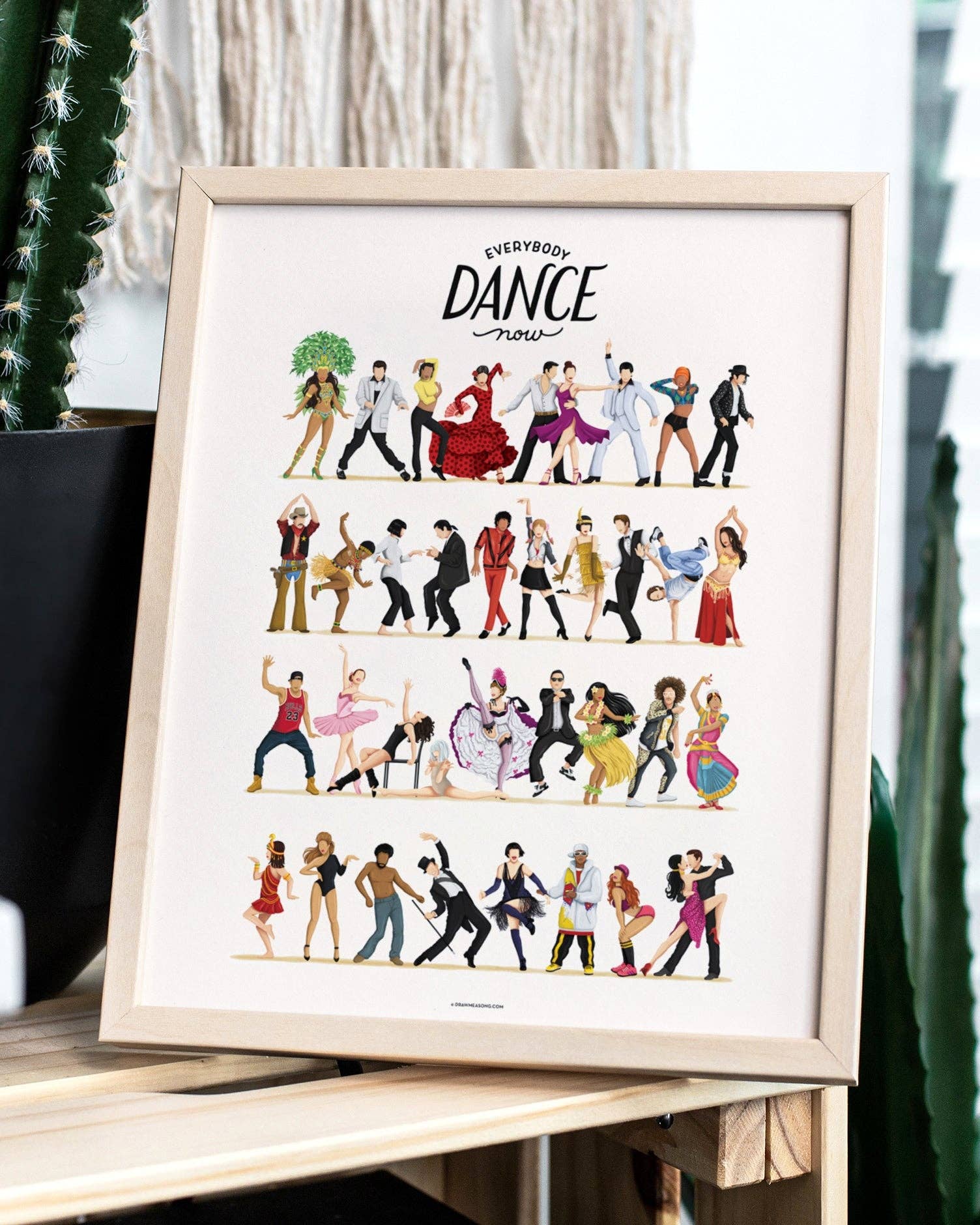 Draw Me a Song – Großhandel Kunstdruck – Everybody Dance Now Kunstdruck3