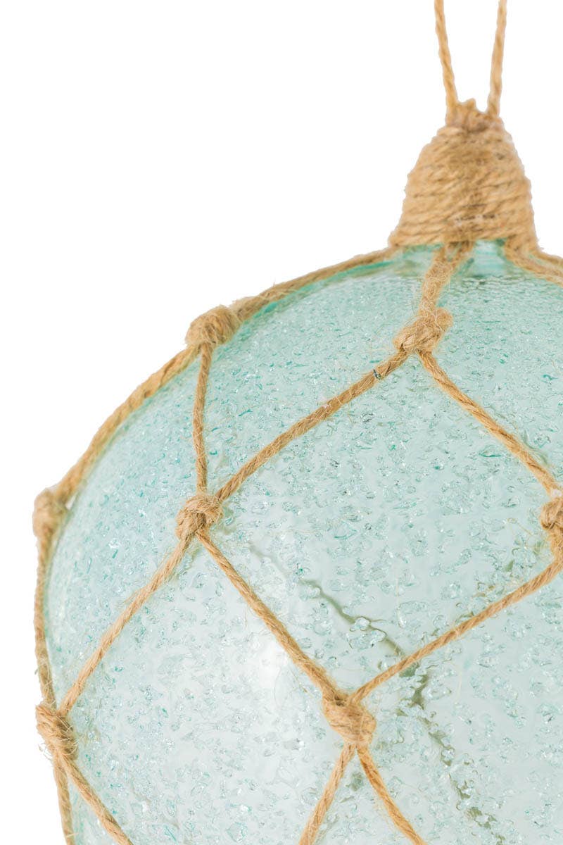 Starlight Collection - Wholesale Ornament - Hand-Tied Cyan Fishing Float Ornament1