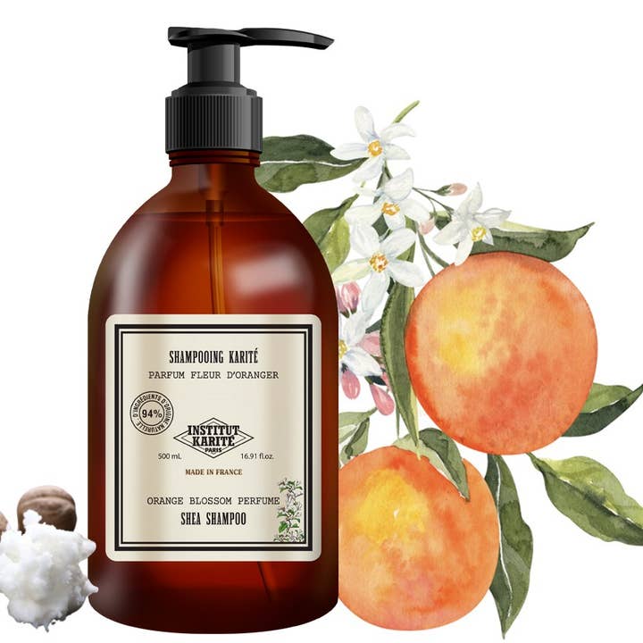 Vintage Collection Shea Shampoo — Orange Blossom 500mL for wholesale by Institut Karité Paris