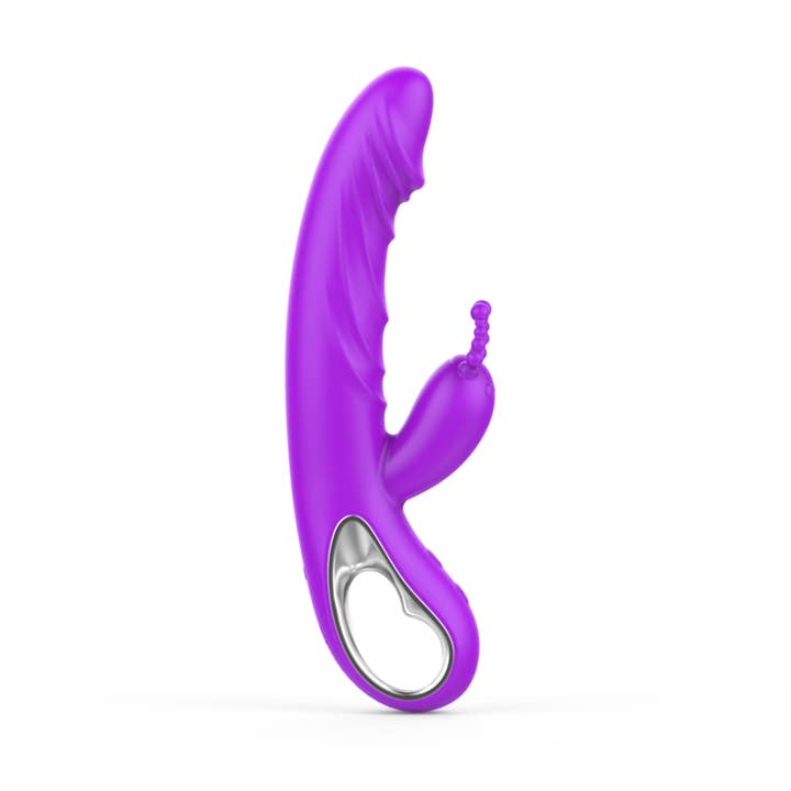 Thrusting Dildo Vibrator for Women- 3 in 1 Rabbit Vibrators for wholesale by Sland