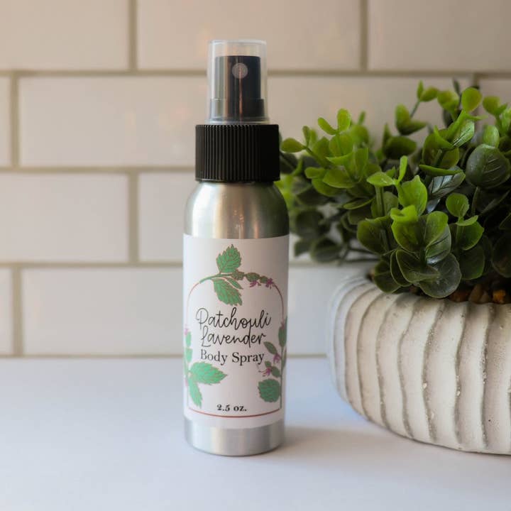 Patchouli Lavender Body Spray for wholesale by Patchouli Garden