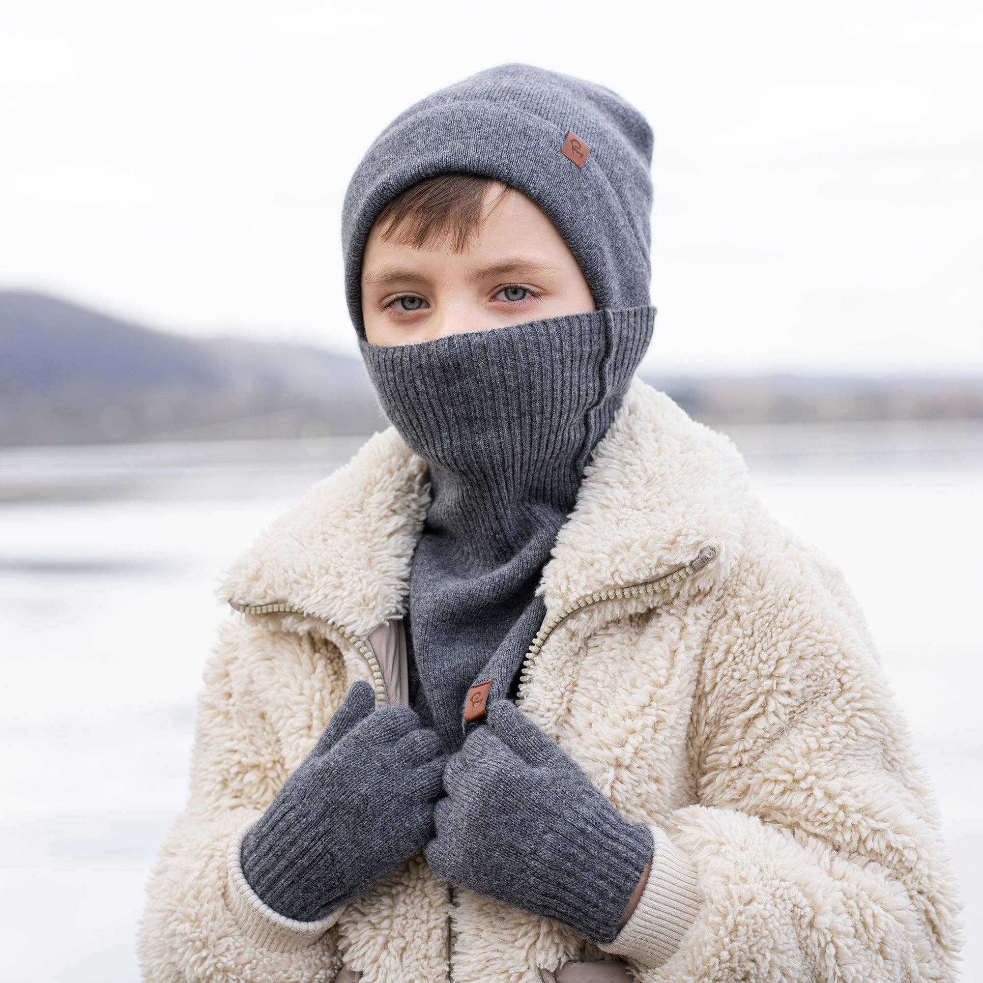 menique - Wholesale Scarf - Kids - Kids' Dickie Neck Warmer Merino & Cashmere3