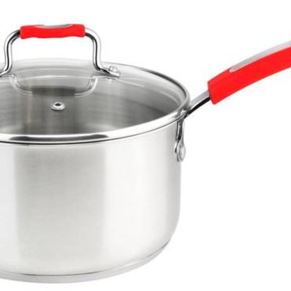 Millvado Urban, casseruola da 3 litri con coperchio in vetro e impugnatura in silicone per la vendita all'ingrosso da parte di Kadra Kitchenware