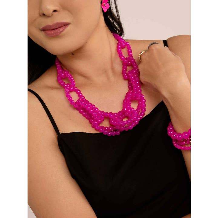 ZENZII Jewelry – Großhandel Perlenkette – Halskette mit Glasperlen und Gliederhalsband22