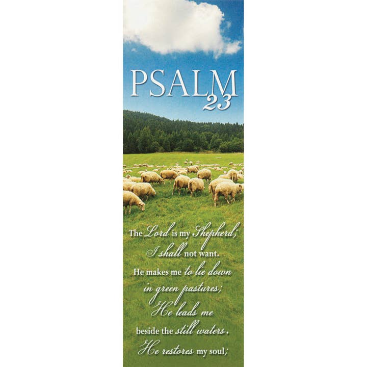 Packaged Bookmarks Psalm 23 for wholesale by Dicksons