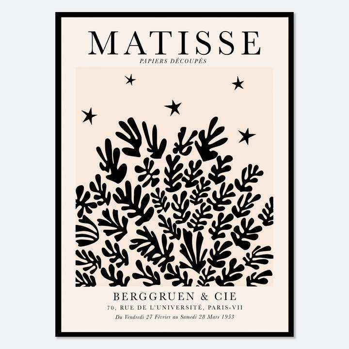 Henri Matisse Cut-Outs Vintage Poster Art Print M40 for wholesale by Sugar & Canvas