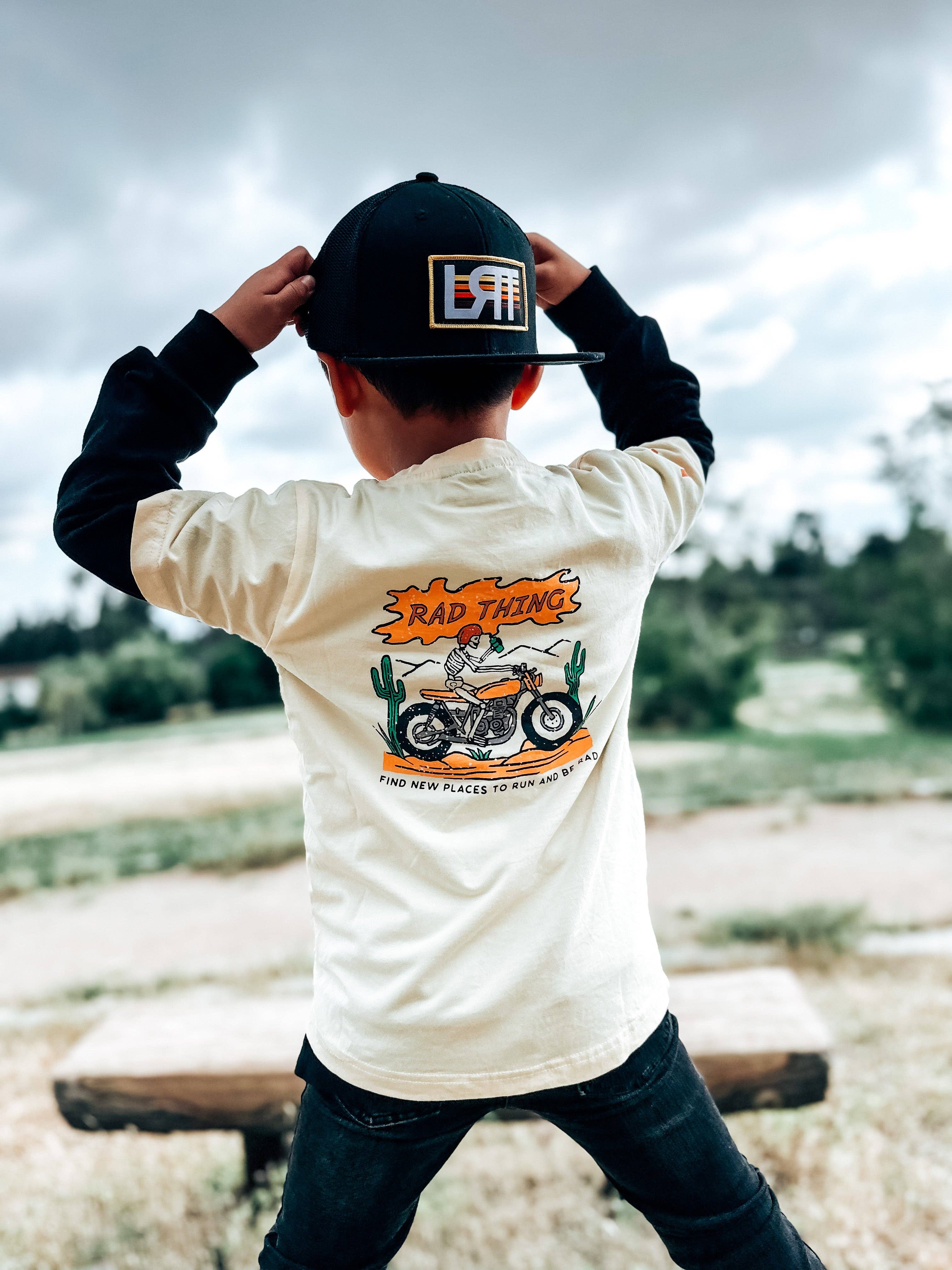 Little Rad Things - Vente T-shirt sérigraphié – enfant - Vêtements garçons Where The Rad Things Are jaune - Fabriqué aux USA10