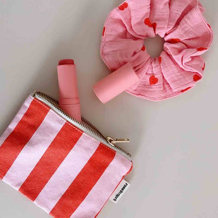 Rose in April - Wholesale Scrunchie - Women's - SCRUNCHIE HEART FLAMINGO1